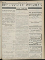 Het Koloniaal Weekblad (10 september 1931) : Orgaan der Vereeniging Oost en West, Vereeniging Oost en West