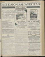 Het Koloniaal Weekblad (17 september 1931) : Orgaan der Vereeniging Oost en West, Vereeniging Oost en West