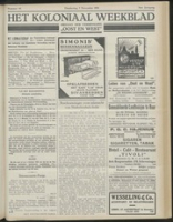 Het Koloniaal Weekblad (12 november 1931) : Orgaan der Vereeniging Oost en West, Vereeniging Oost en West