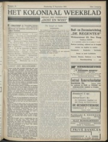 Het Koloniaal Weekblad (22 september 1932) : Orgaan der Vereeniging Oost en West, Vereeniging Oost en West