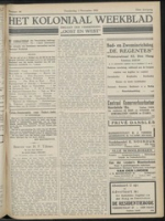 Het Koloniaal Weekblad (3 november 1932) : Orgaan der Vereeniging Oost en West, Vereeniging Oost en West