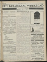 Het Koloniaal Weekblad (10 november 1932) : Orgaan der Vereeniging Oost en West, Vereeniging Oost en West