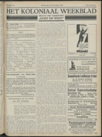 Het Koloniaal Weekblad (24 november 1932) : Orgaan der Vereeniging Oost en West, Vereeniging Oost en West