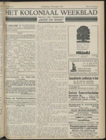 Het Koloniaal Weekblad (8 december 1932) : Orgaan der Vereeniging Oost en West, Vereeniging Oost en West