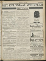 Het Koloniaal Weekblad (2 maart 1933) : Orgaan der Vereeniging Oost en West, Vereeniging Oost en West