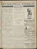 Het Koloniaal Weekblad (13 april 1933) : Orgaan der Vereeniging Oost en West, Vereeniging Oost en West