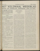 Het Koloniaal Weekblad (8 juni 1933) : Orgaan der Vereeniging Oost en West, Vereeniging Oost en West