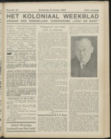 Het Koloniaal Weekblad (19 october 1933) : Orgaan der Vereeniging Oost en West, Vereeniging Oost en West