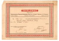 ECURY-008: Diploma typist van Boy Ecury bij de Nederlandsche Rooms-Katholieke Bond van 