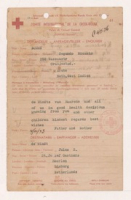 ECURY-055: Correspondentie uitgewisseld via een Rode Kruis telegram tussen S. N. Ecury gevestigd te Aruba en Jules S. de Windt gevestigd te Heerlen 1943-1944, Ecury, S.N.; De Windt, Jules S.