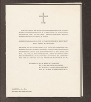 ECURY-074: Rouwkaart voor S.J.A. Ecury - 1945