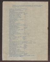 ECURY-168: Lijst van personen en entiteiten die kransen stuurden ter gelegenheid van de inauguratie van het standbeeld van Boy - 1949