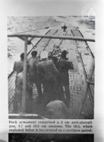 Potret di U-Boat Aleman cu a ataca Aruba na februari 1942, Image # 26, BUVO