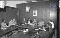 Sr. Betico Croes ta tene Conferencia di Prensa den Sala di Reunion Grandi, 20 november 1985, Image # 4, BUVO