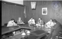 Sr. Betico Croes ta tene Conferencia di Prensa den Sala di Reunion Grandi, 20 november 1985, Image # 9, BUVO