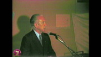 Sr. Juan Antonio Samaranch Presidente di Comite Olimpico Internacional na Aruba. (1988)
