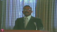 Tratamento di constitucion di Aruba den parlamento. (1985)