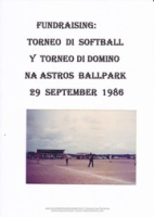 Historia di Don Flip Racing, image # 292, Fundraising: Torneo di Softball y torneo di Domino na Astros Ballpark, 29 september 1986, Don Flip Racing Team Aruba
