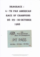 Historia di Don Flip Racing, image # 450, Drag Race: 4th Pan American Race of Champions, 28-30 oktober 1988, Don Flip Racing Team Aruba
