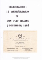 Historia di Don Flip Racing, image # 567, Celebracion: 15 Anniversario di Don Flip Racing, 9 december 1988, Don Flip Racing Team Aruba