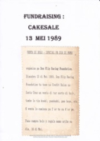 Historia di Don Flip Racing, image # 626, Fundraising: Cake Sale, 13 mei 1989, Don Flip Racing Team Aruba