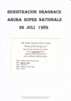 Historia di Don Flip Racing, image # 654, Registracion Drag Race Aruba Super Nationals, 26 juli 1989, Don Flip Racing Team Aruba