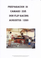 Historia di Don Flip Racing, image # 795, Preparacion di Camaro Z28, Don Flip Racing, augustus 1990, Don Flip Racing Team Aruba