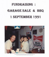 Historia di Don Flip Racing, image # 990, Fundraising: Garage Sale y BBQ, 1 september 1991, Don Flip Racing Team Aruba