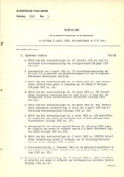 Notulen van de Openbare Vergadering van de Eilandsraad no. 3 (1963), Eilandsraad Aruba