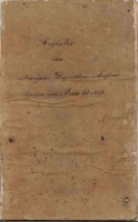 kol-0007: Register van ingekomen beschikkingen (dispositien) en missiven van de Gouverneur van de Kolonie Curacao, 1844-1853