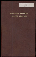 kol-0008: Register betreffende betaalde belastingen op slaven, 1845-1860