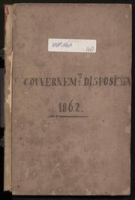 kol-0160: Brievenboek van ontvangen brieven van de Gouverneur, 1862