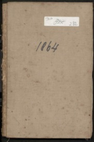kol-0282: Brievenboek van ontvangen brieven (missiven) van de Administrateur van Financien van de Kolonie Curacao aan de Gezaghebber, 1864