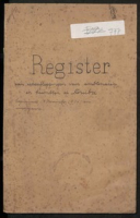 kol-0777: Register inzake eedsafleggingen, 1934-1939