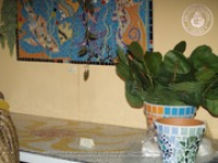 Mosaic Art Studio displays their work at Flora Market, image # 5, The News Aruba