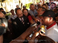 Aruban labor groups protest at the Parliament offices, image # 6, The News Aruba
