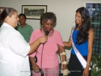 Newly crowned Miss Aruba brightens the day of the residents of St. Michael's Pavijoen, image # 8, The News Aruba