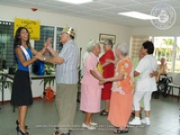 Newly crowned Miss Aruba brightens the day of the residents of St. Michael's Pavijoen, image # 30, The News Aruba