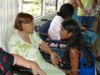 Newly crowned Miss Aruba brightens the day of the residents of St. Michael's Pavijoen, image # 38, The News Aruba