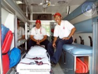 The Red Cross receives a new ambulance from the 
