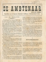 De Ambtenaar (Januari 1965), Algemene Nederlands Antilliaanse Ambtenarenbond - Aruba