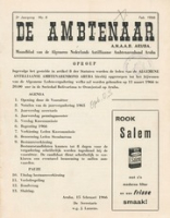 De Ambtenaar (Februari 1966), Algemene Nederlands Antilliaanse Ambtenarenbond - Aruba