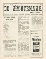 De Ambtenaar (April 1966), Algemene Nederlands Antilliaanse Ambtenarenbond - Aruba