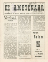 De Ambtenaar (Mei 1966), Algemene Nederlands Antilliaanse Ambtenarenbond - Aruba