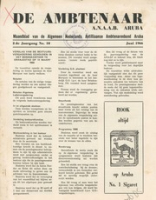 De Ambtenaar (Juni 1966), Algemene Nederlands Antilliaanse Ambtenarenbond - Aruba