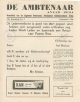 De Ambtenaar (September 1966), Algemene Nederlands Antilliaanse Ambtenarenbond - Aruba