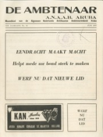 De Ambtenaar (Juni 1967), Algemene Nederlands Antilliaanse Ambtenarenbond - Aruba