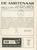 De Ambtenaar (Juli 1968), Algemene Nederlands Antilliaanse Ambtenarenbond - Aruba
