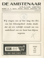 De Ambtenaar (Augustus 1968), Algemene Nederlands Antilliaanse Ambtenarenbond - Aruba