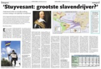 ‘Stuyvesant: grootste slavendrijver?’, Donk, Ronald